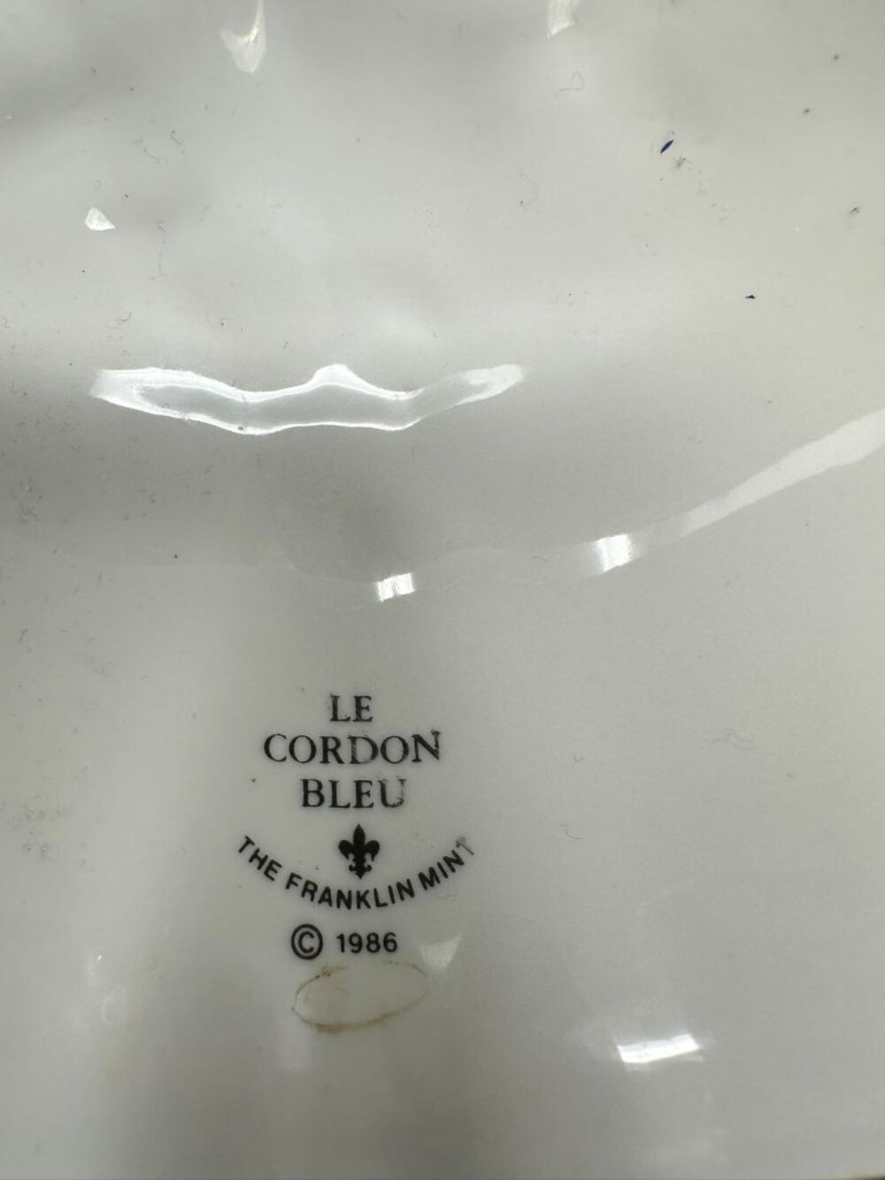 LE CORDON BLEU LEMONS Porcelain Mould Wall Decor Kitchen Home Franklin Mint - Picture 7 of 7